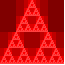 A study in red.