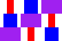 three towers of blocks