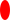a solid red 10-by-20 ellipse