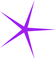 a solid purple very thin star